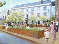 Image showing how Brecon Town centre could look in the future