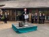 Image of the High Sheriff reading the proclamation