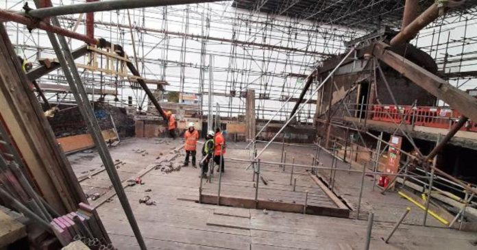 Specialist contractors prepare Palace for revamp work